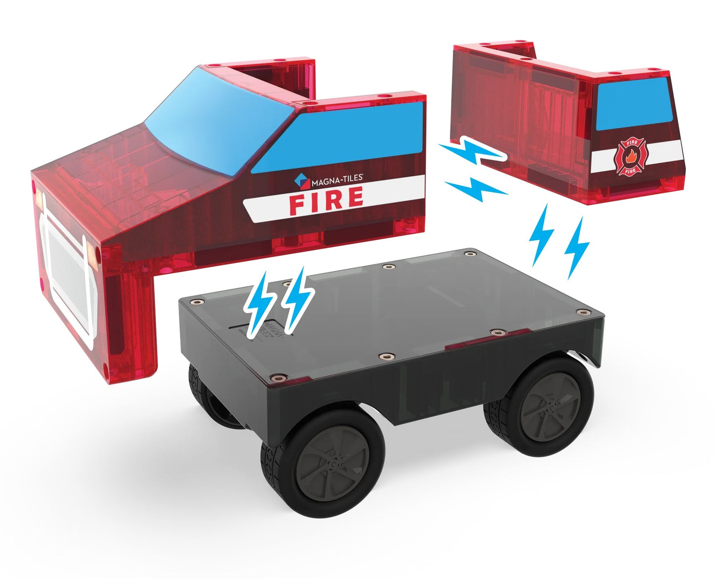Magnatiles Fire rescue