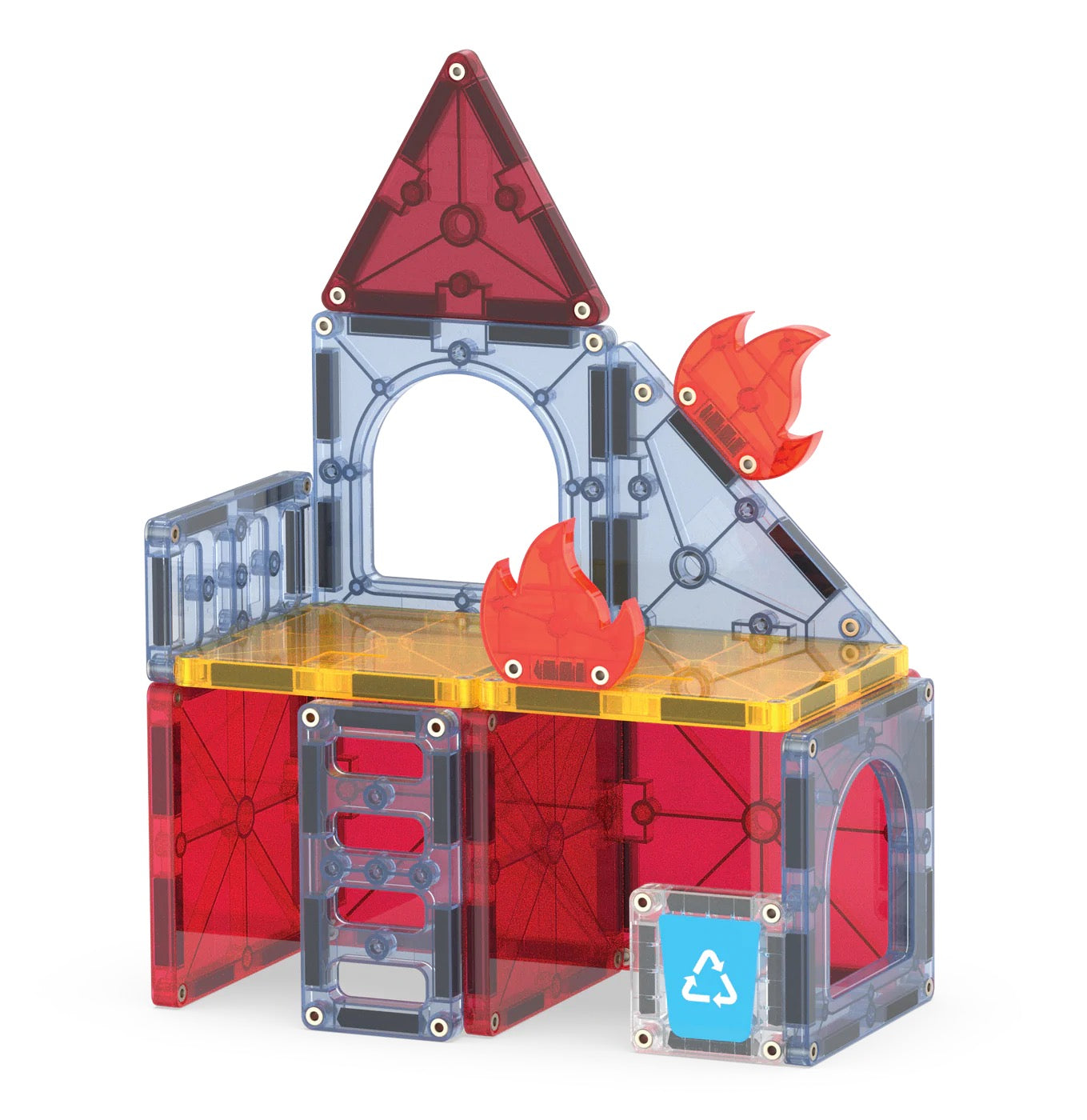 Magnatiles Fire rescue