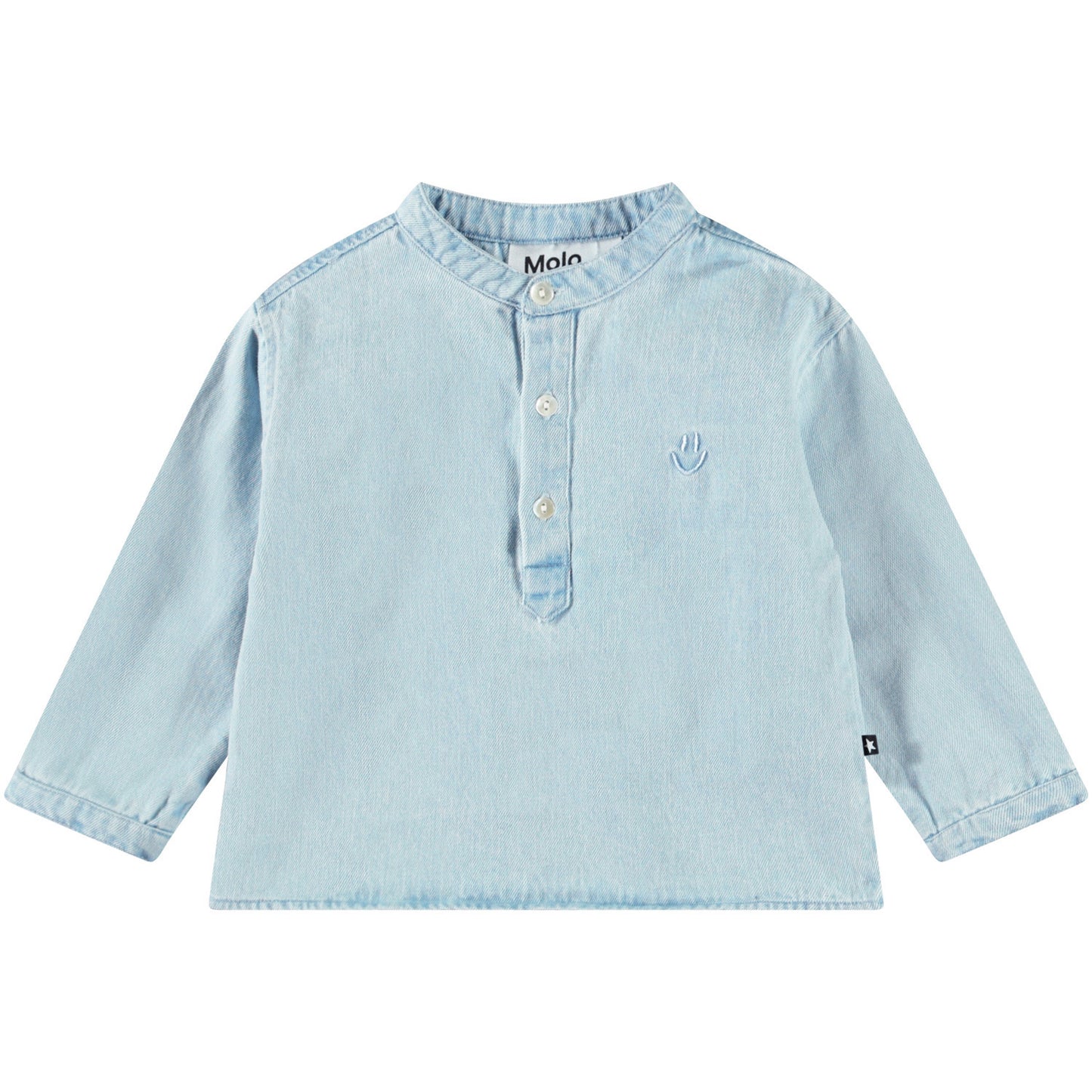 Molo Enoz misty denim blouse