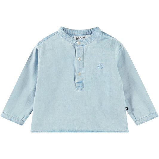 Molo Enoz misty denim blouse